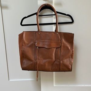 Rebecca Minkoff structured tote; color tan